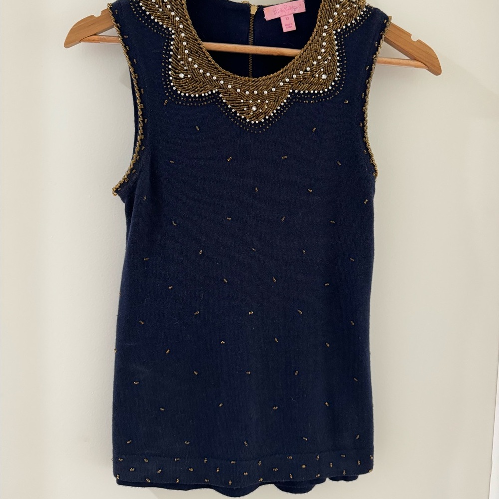 Lilly Pulitzer - Embellished Blouse